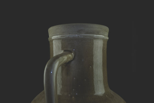 Ceramic Crackle Glaze Handle Vase - LYKTA